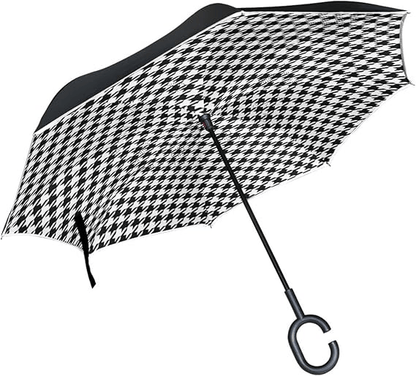Vivicreate Classic C Shaped Handle with Easy Grip - Windproof, Rainproof and Durable Canopy Design – Versatile Travel, Perfect for Rainy Days