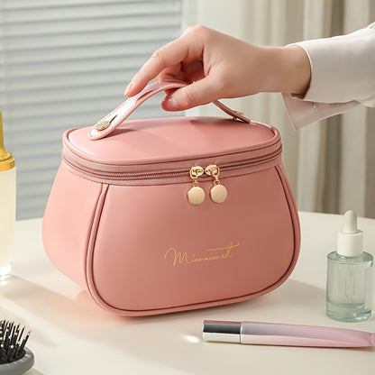 [Travel Toiletry Bag] 4 Colors Available, PU Candy Makeup Bag, Large Capacity Multi-Functional Mobile Phone Storage Toilet Makeup Bag, Toiletry Storage Bag, 2025 New Style Travel Toiletry Bag