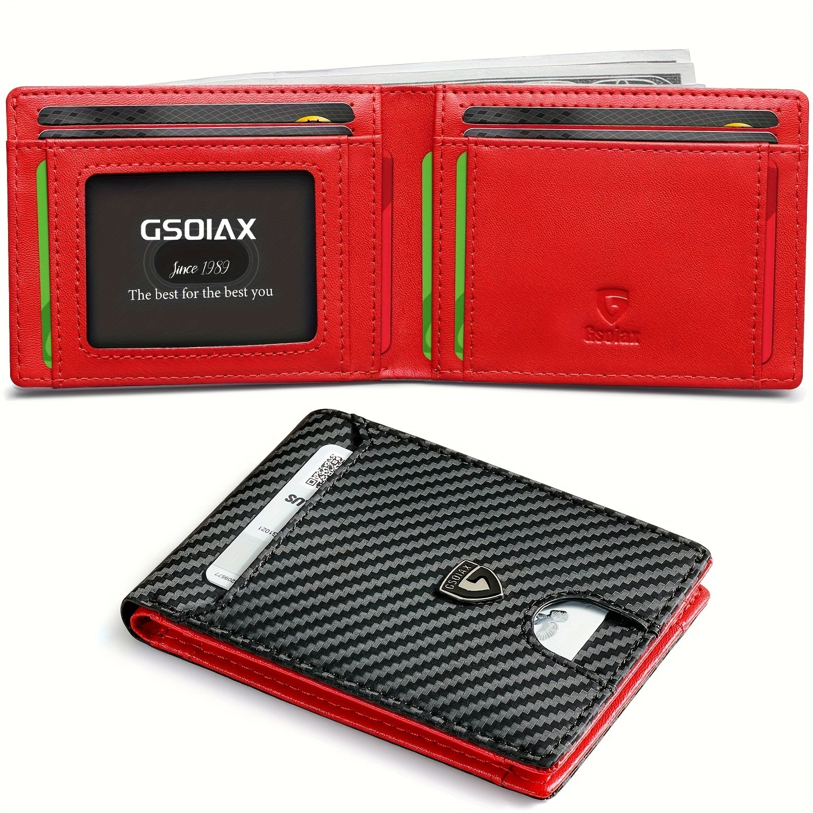 Men's Wallet – RFID Blocking, Rfid Blocking Carbon Fiber Slim | Bag Vero – detail view 15