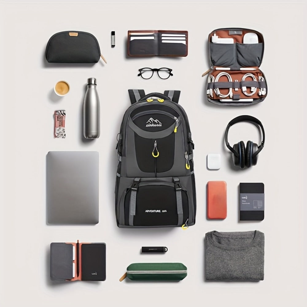 Travel Backpack – 60L, Large Capacity, Waterproof, for Travel & Work | Bag Vero – detail view 14
