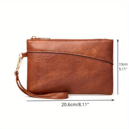 Women's Large Capacity Vintage Crossbody Bag with Detachable Strap - Zipper Closure Handbag Suitable for, Travel, Everyday Use - & -Care (Not Machine Washable) - Purse