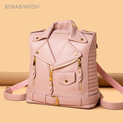Cross-Border Backpack 2026 New Women'S Bag European And Soft Textured Jacket Backpack Fashionable Versatile Backpack