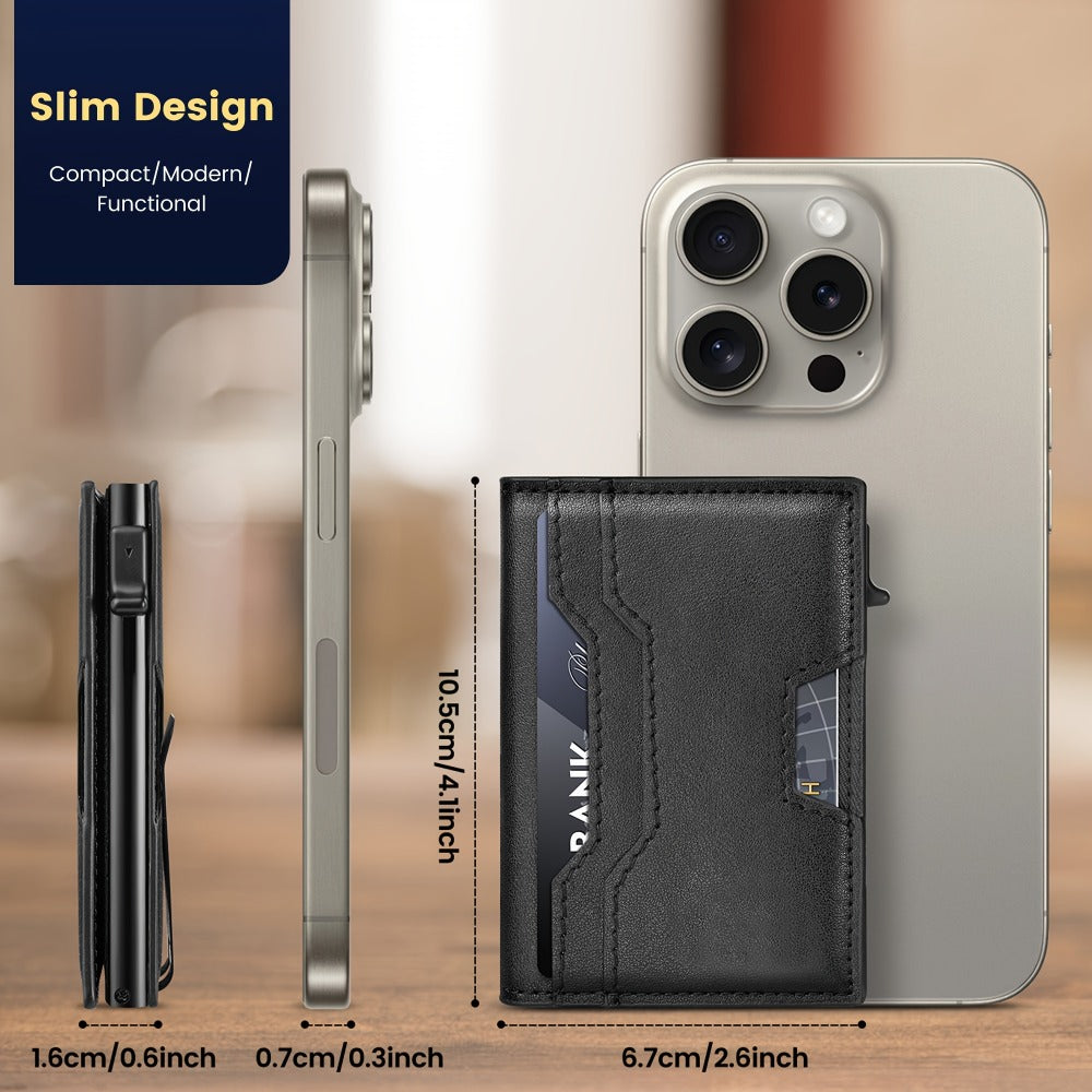 Men's Wallet – RFID Blocking, Rfid Blocking Pop Up Aluminum | Bag Vero – detail view 3
