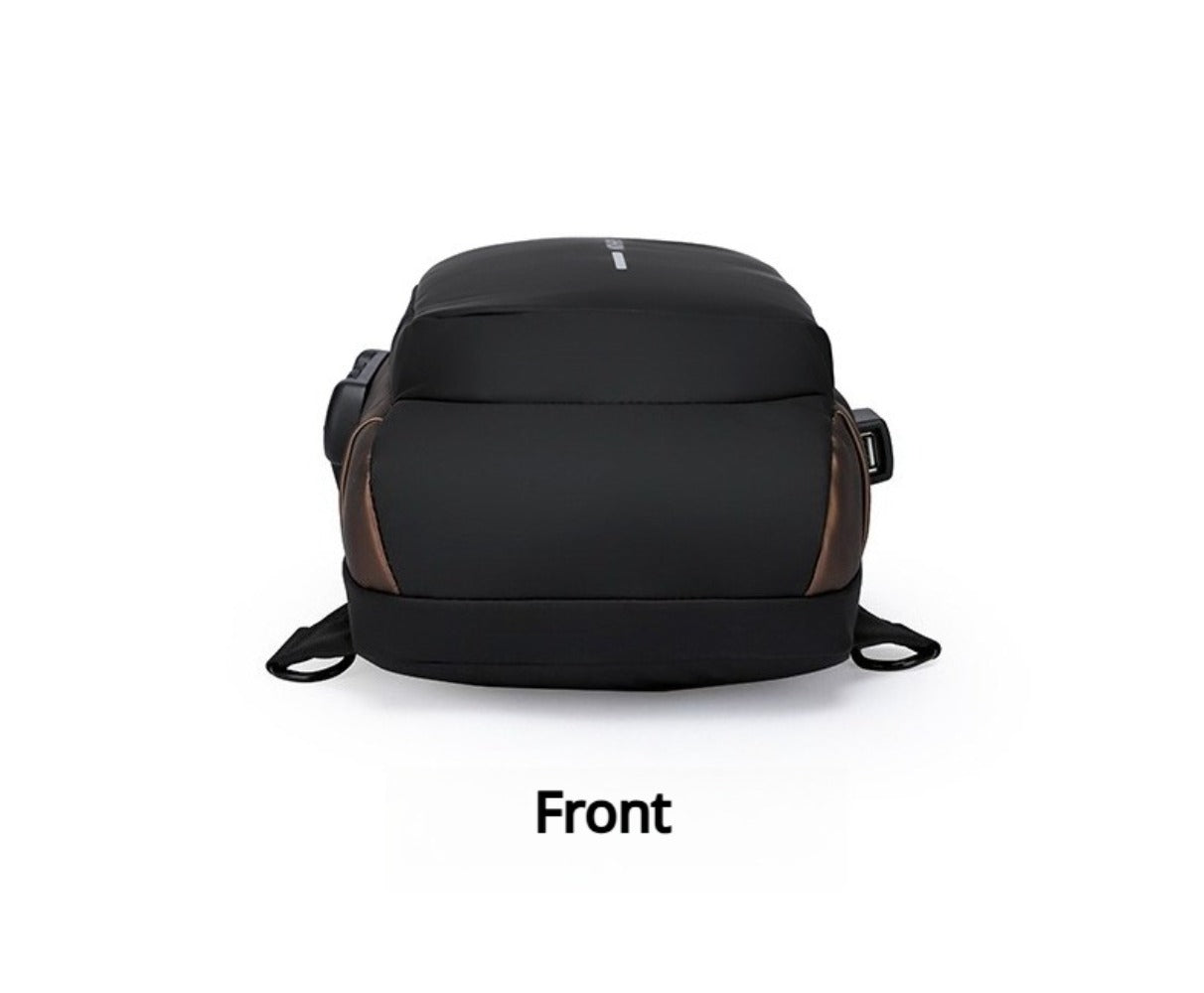 Combination Lock Security Chest Bag - Large Business Crossbody, Durable Travel & Work Tote
