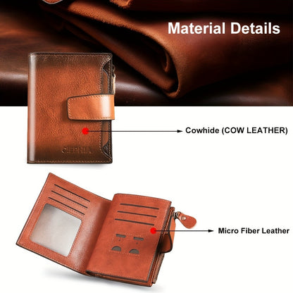 Men's Wallet – Genuine Leather, RFID Blocking | Bag Vero – detail view 11