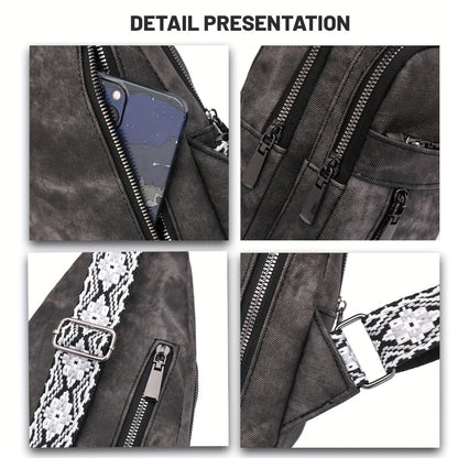 Trendy Backpack for Daily Casual Outings And Travel, Casual Lightweight Crossbody Backpack, Multifunctional Backpack