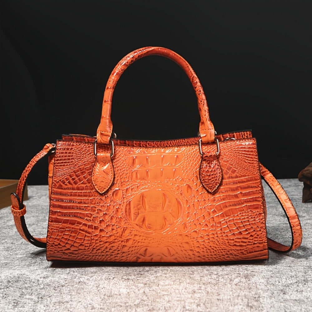 Crossbody Bag for Women – for Travel & Everyday Use, Alligator Print Luxury Zipper Party | Bag Vero – detail view 15