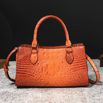 Crossbody Bag for Women – for Travel & Everyday Use, Alligator Print Luxury Zipper Party | Bag Vero – detail view 15