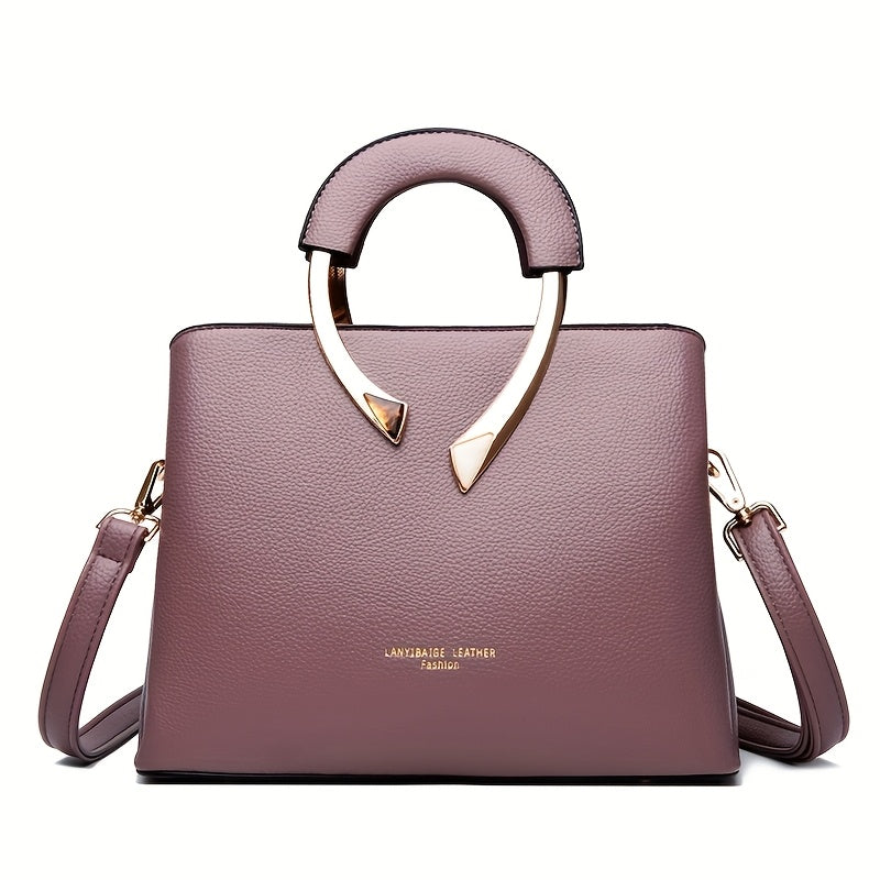 Fashionable Women's Handbag High-Quality Fabric Mom Bag Simple Single Shoulder Crossbody Bag Three-Layer Large Capacity Vintage Tote Bag