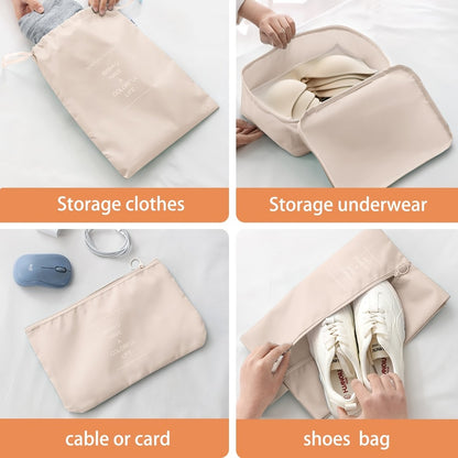 8pcs Set Packing Cubes for Suitcase, Packing Cubes for Carry On Suitcases, Luggage Organizer for Travel Essentials, Large Mesh Luggage Bag for Suitcases