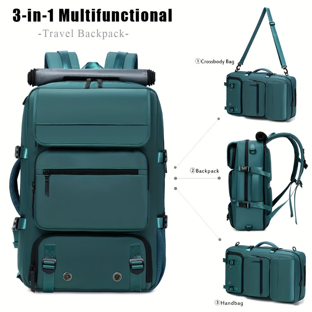 Laptop Backpack – 17 Inch, Nylon, Trolley Sleeve, Multi Pocket | Bag Vero – detail view 3