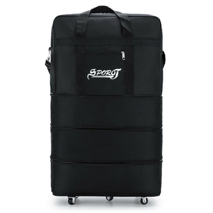 Large Expandable Wheeled Duffle Bag Foldable Rolling Travel Suitcase 32" 42"