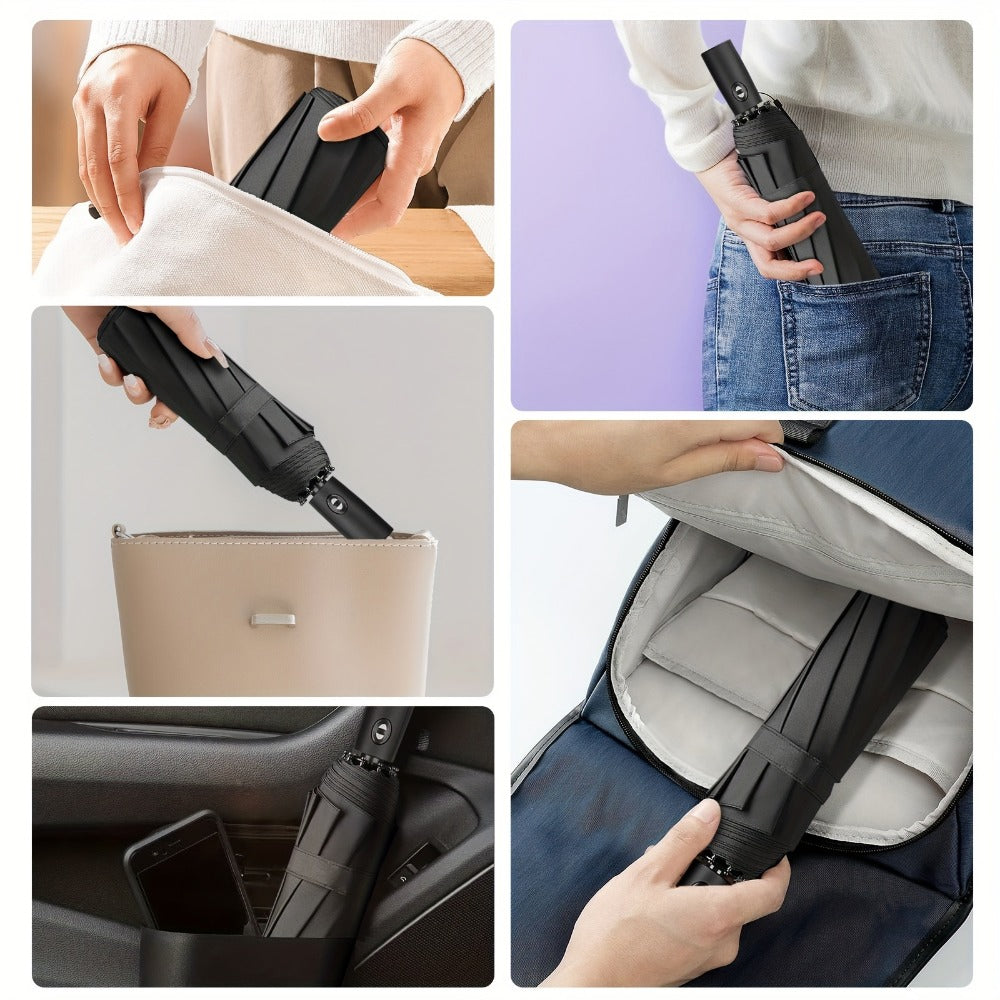 Travel Umbrella – Compact, Windproof, Foldable, for Travel & Work | Bag Vero – detail view 15