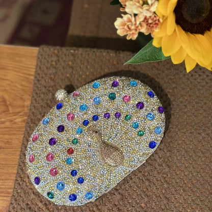 Women's Wallet – Rhinestone Clutch Round Clasp Evening | Bag Vero – detail view 10