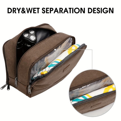 Travel Toiletry Bag – Canvas, Large Capacity, for Travel | Bag Vero – detail view 4