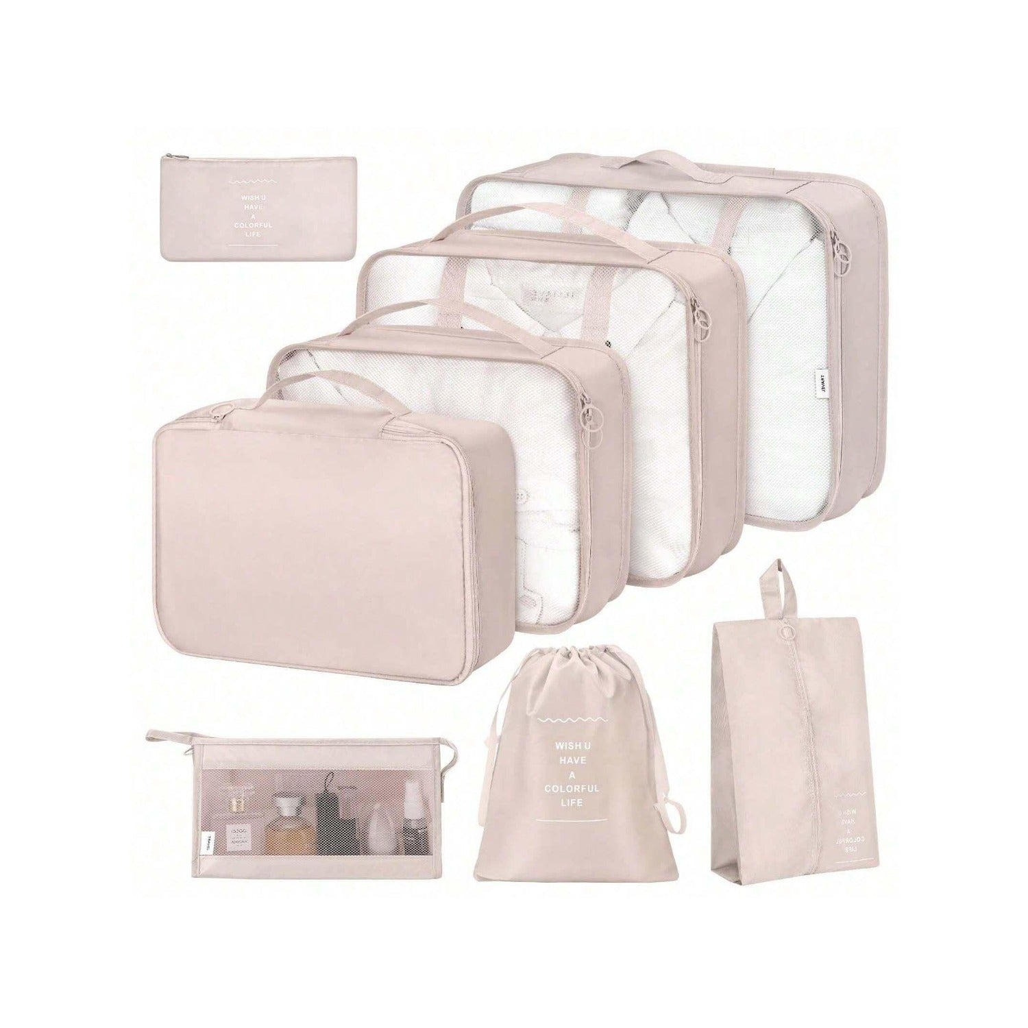 Travel Organizer Bag – 8 Piece, Polyester, for Travel | Bag Vero – detail view 44