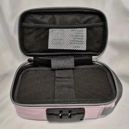 Odorless Storage Bags with Combination Locks, Secure Document Organizer, Medicine Safe, Travel Bags, Ideal for Privacy Security, Great Gift for Friends and Family
