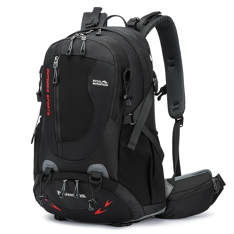 Hiking Backpack for Men Women, 9.25gal Lightweight Travel Camping Backpack Hiking Daypack for Cycling Running, Outdoor Backpack Large Capacity Travel Light Leisure Hiking Backpack Female Sports High Quality Travel Mountaineering Bag