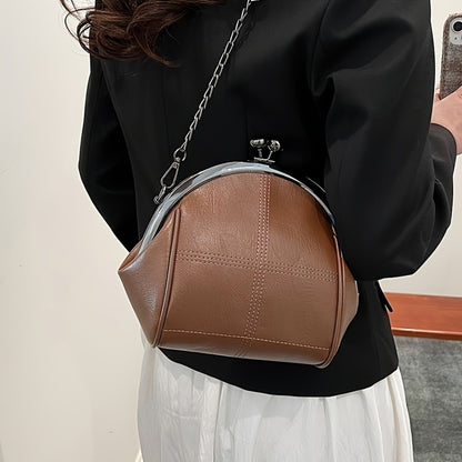 Retro Chain Shell Bag - New Fashion All-match Shoulder Bag, Large Capacity Crossbody Bag For Banquet
