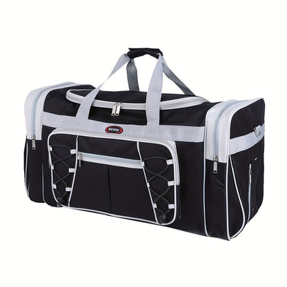 19.02gal Large Luggage Duffle Bag Foldable Lightweight Weekender Travel Bag Multi-Functional Carry Bag for Men Women