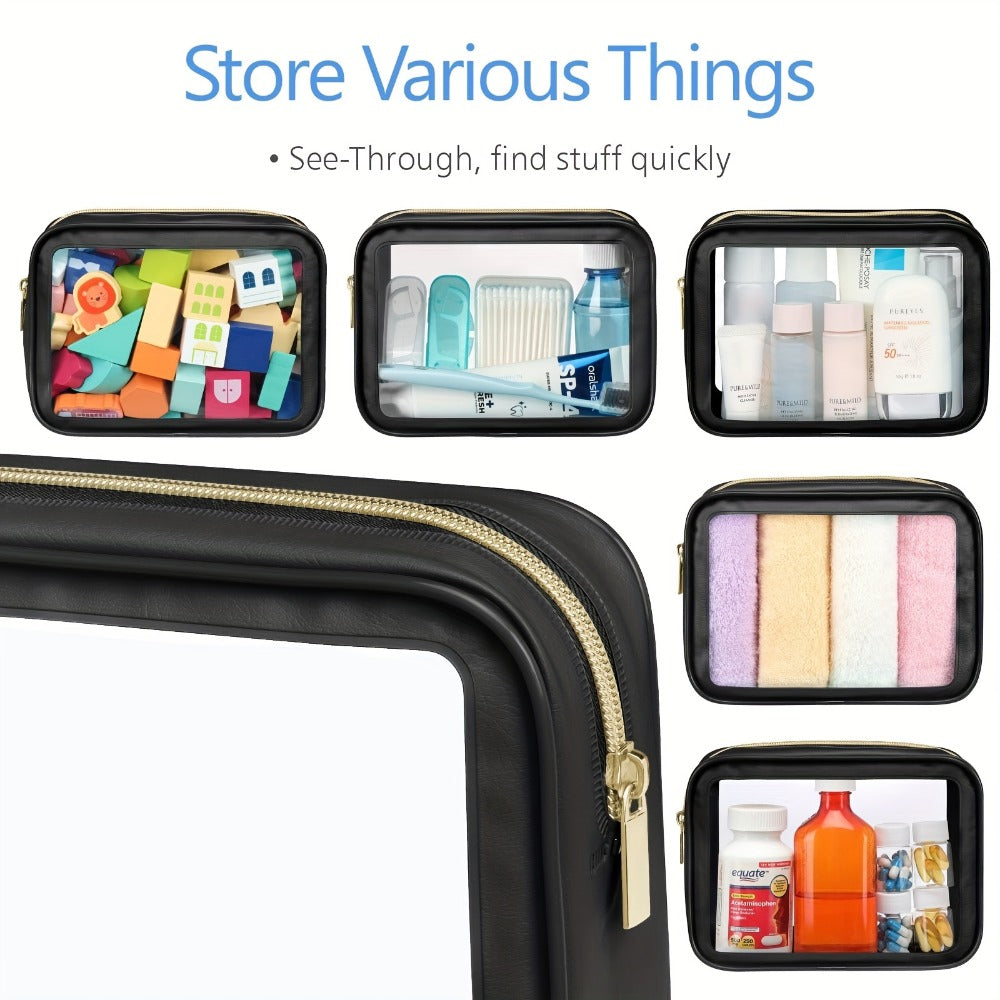 Travel Makeup Bag – Clear, Transparent, for Travel | Bag Vero – detail view 16