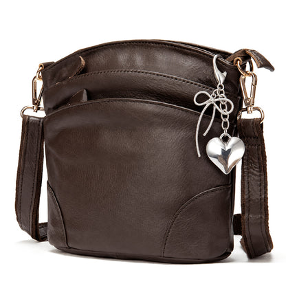 Travel Organizer Bag – Genuine Leather, Adjustable Strap, for Travel & Work | Bag Vero – detail view 39
