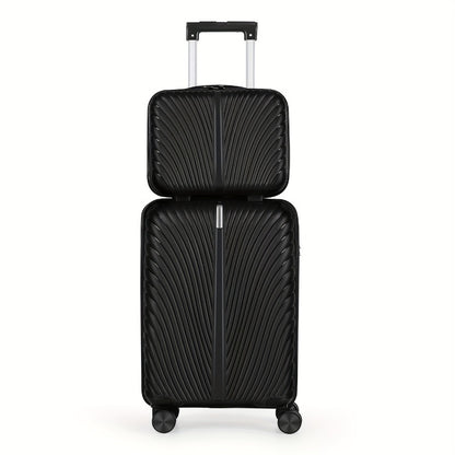 1pc/2pcs Suitcase Set Boarding Luggage Bag, 20inch Satchel Suitcase And 14inch Handbag Can Be Worn Diagonally Across The Trolley Case, with Wheels, Multi-Color Suitcase, for Office