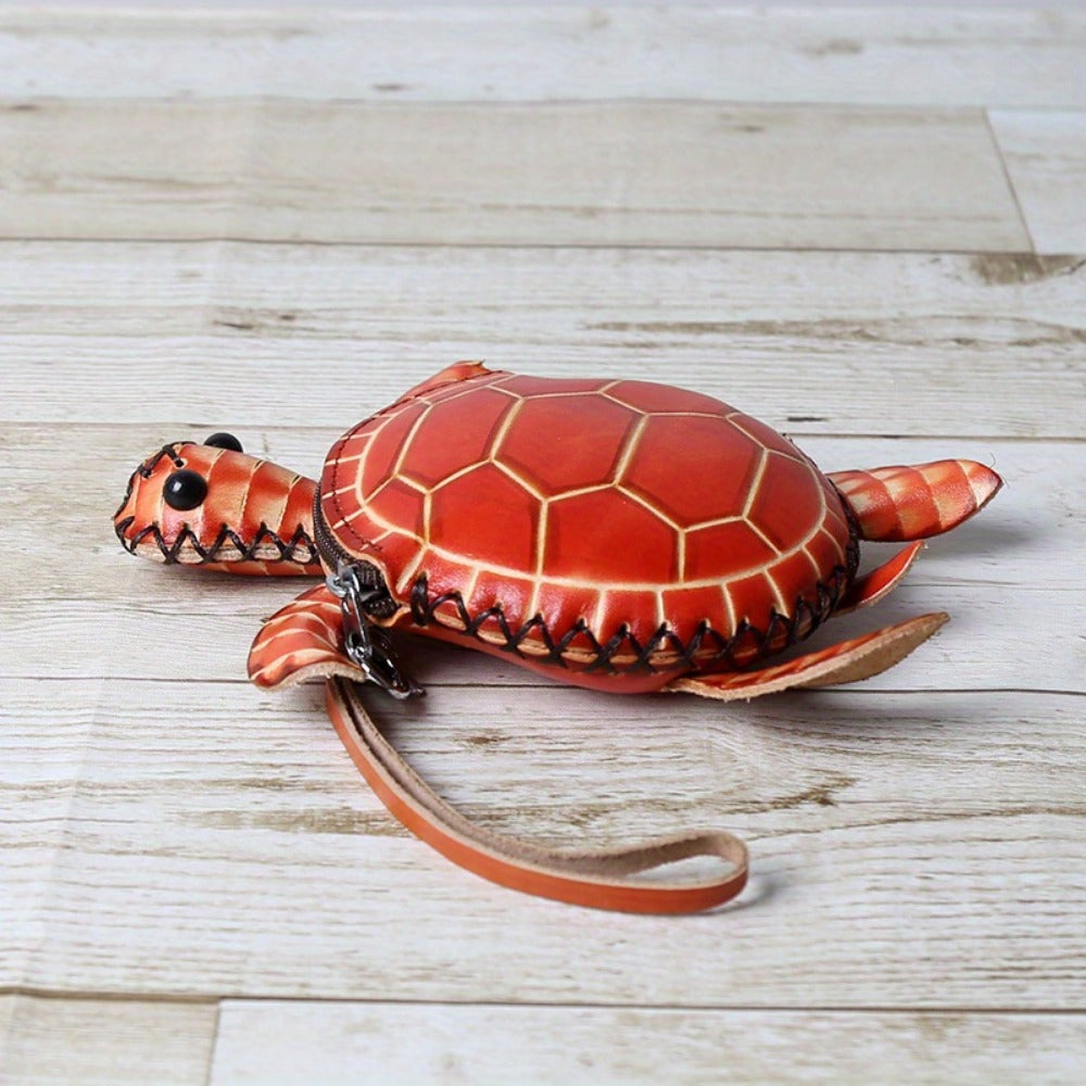 Women's Wallet – Handcrafted Retro Turtle Coin In | Bag Vero – detail view 18