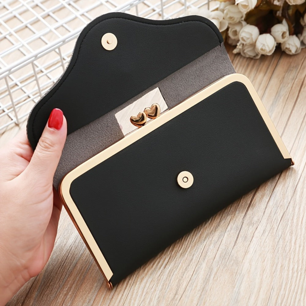 Women's Wallet – Trifold Clutch Rhinestone Crown Luxury | Bag Vero – detail view 2
