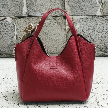 [Versatile Handbag] Versatile Elegant Hand-held Bag | High-end Commuting Crossbody Hand-carried Dual-purpose Fashionable Single-shoulder Handbag, Shopping Bag