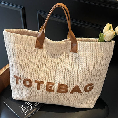 The Perfect Lily Women'S Woven Tote Bag Features a Sleek And Easy Design, Equipped with Sturdy Shoulder Straps And a Secure Closure. Crafted from a Roomy And Durable Material, It Is Ideal for Work, Travel