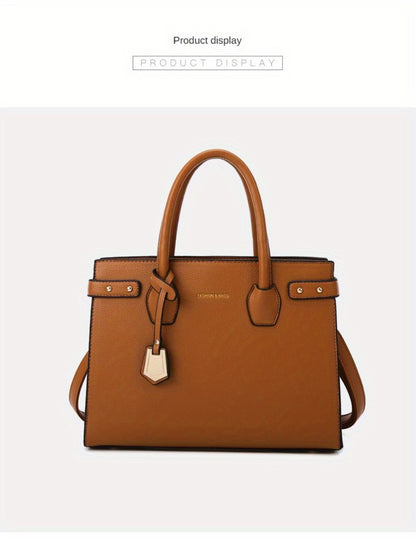 3pcs Women'S Tote Set - Large Capacity Commuter Tote Vintage Single Shoulder Crossbody Multi-Piece Bag