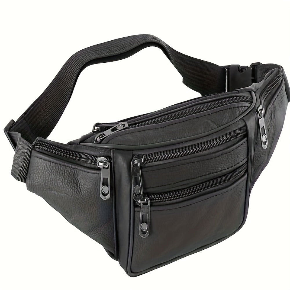 1pc Mens Waist Bag Multi-Pockets Storage Belt Bag Bag Casual Bag Fashion