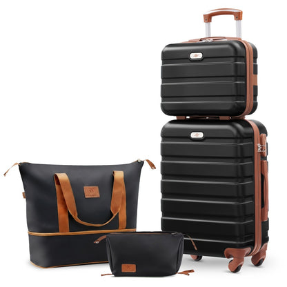 Suitcase Set, Multi-piece Suitcase Set, Abs Material + Safety Combination Lock + Three-section Adjustable Pull Rod +360°, Rich Suitcase Set