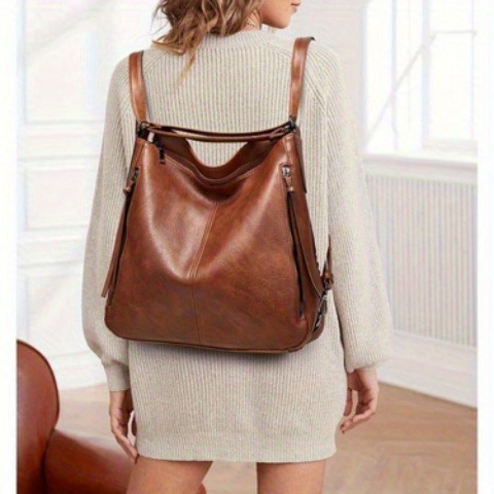Backpack for Women – 3-Piece, Large Capacity, Convertible, for Travel & Work | Bag Vero – detail view 21