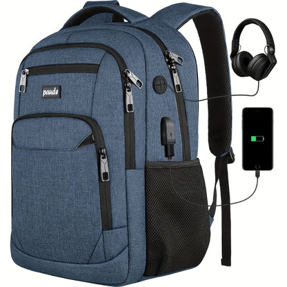 Backpack for Men and Women, School Backpack for Teens, 15.6 inch Laptop Backpack with USB Charging port for Business College Travel