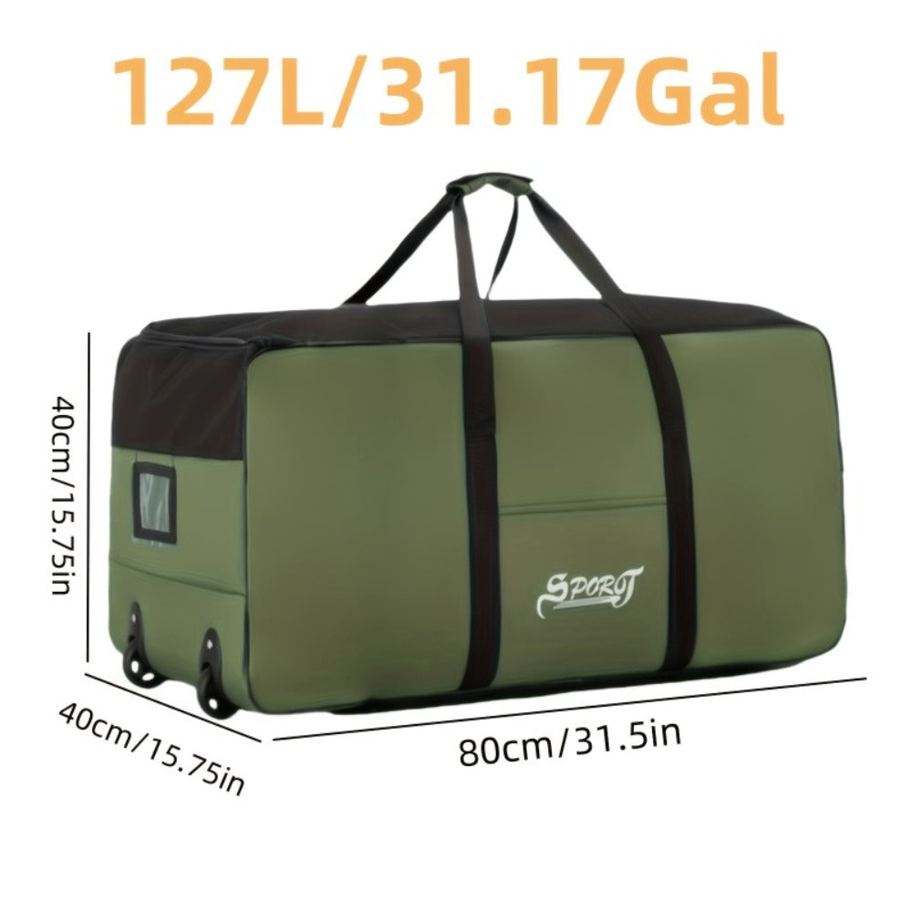 Foldable Wheeled Storage Bag, Travel Bag, Can Be Used for Travel And Studying Abroad to Pack Luggage, Luggage Bag Can Be Used for Moving Clothes And Blankets, Can Be Used for Travel And School