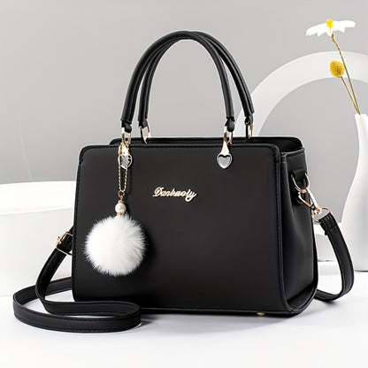 Small Fashion Purses and Handbags for Women Ladies Crossbody Bags Top Handle Satchel Shoulder Bags Totes with Pendant