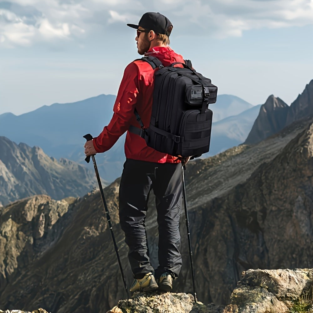A Thoughtfully Designed Backpack That Bridges The Gap Between Outdoor Adventure And Urban Life, Ideal for Hiking, Camping, And for Your Office Or School Essentials