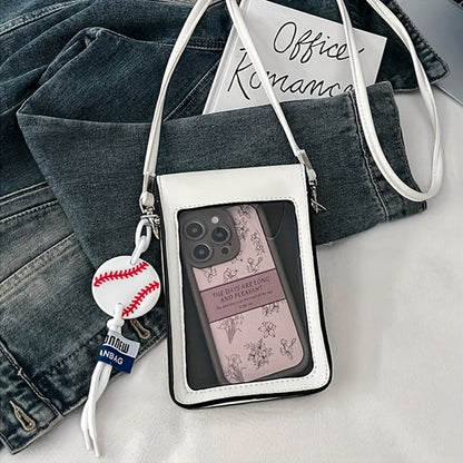 A Mobile Phone Pouch for Women, Featuring a Printed Mini Crossbody Design, a Secure Lock Buckle, And Serving As a Handbag, Key Holder, And Coin Pouch. This Small Square Bag Is Stylish And Convenient, Exuding a Touch of Luxury