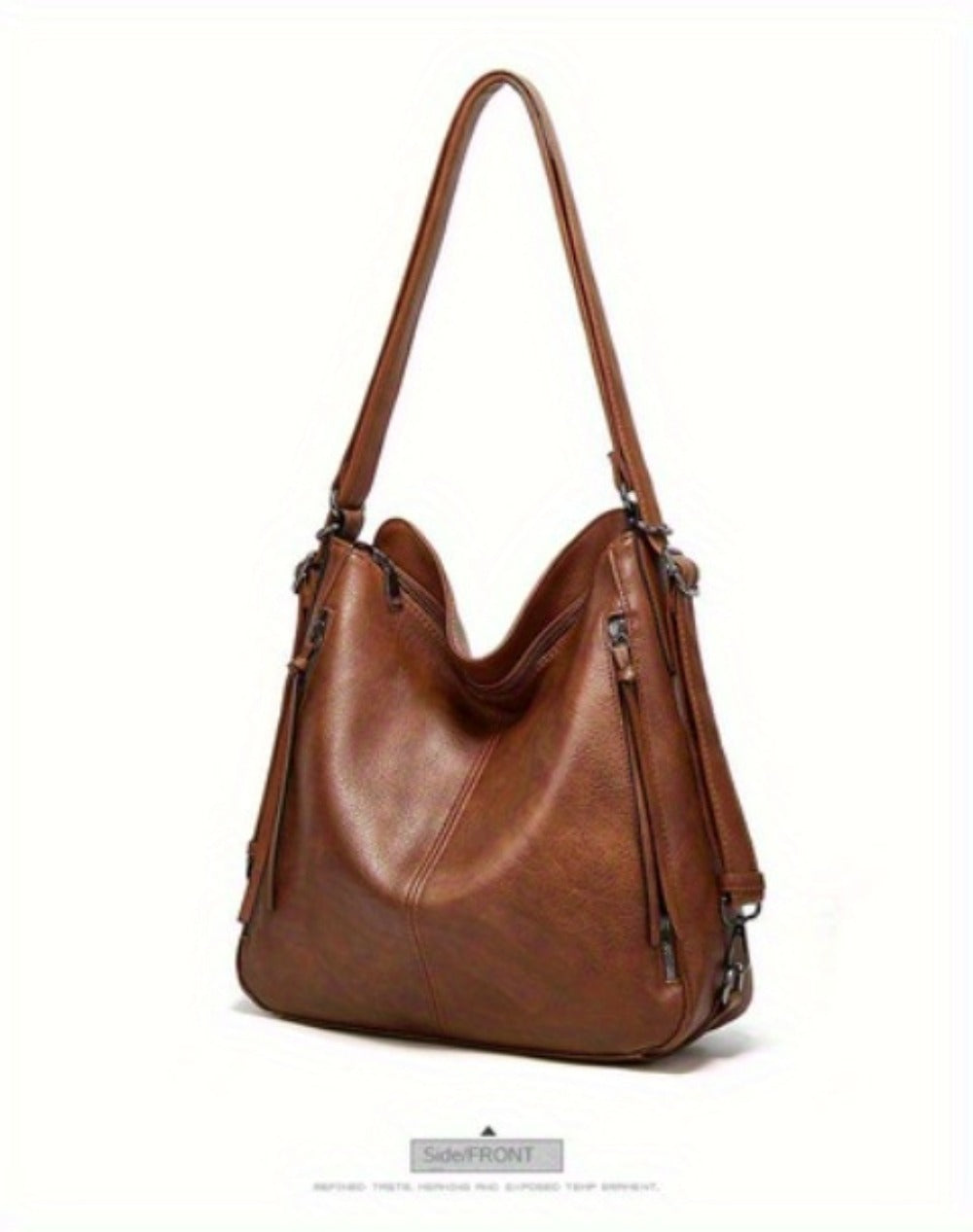 3pcs Women's Set Bag - Large Capacity Solid Color Shoulder Bag Set Backpack Multiple Ways to Carry Daily Commute