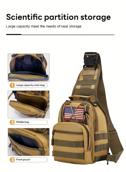21.13gal Unisex Hiking Tactical Backpack, Outdoor Backpack Molle 3 Day Assault Pack, Hiking Camping Backpack With Multi Functional Pouches, Lightweight Outdoor Sports Travel Backpack, Perfect For Mountaineering Travel, Army Green, Traveling Backpack
