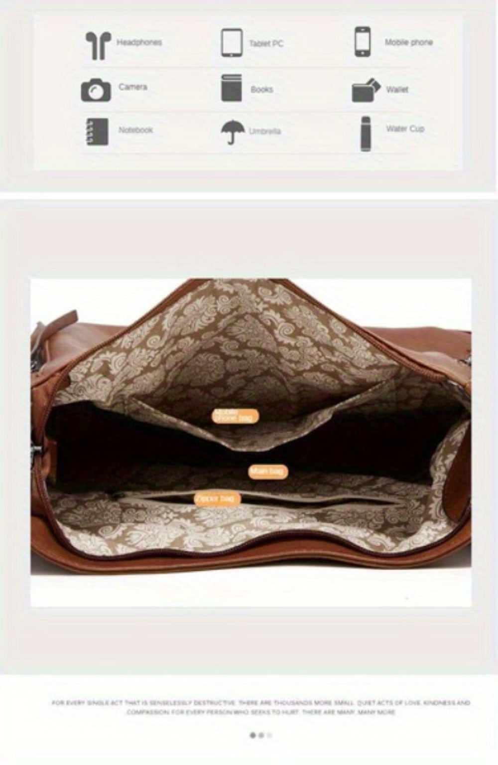 3pcs Women's Set Bag - Large Capacity Solid Color Shoulder Bag Set Backpack Multiple Ways to Carry Daily Commute