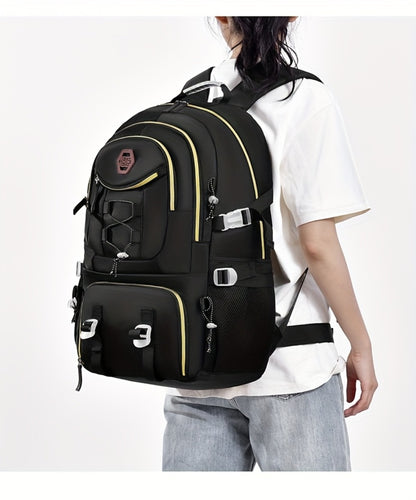 Large Capacity Backpack with Separate Shoe Compartment - Durable, Easy-to-Clean, Multiple Compartments for Business Trips, Daily Use & Outdoor Travel - Holiday Gift, Adjustable Strap, Lightweight, Laptop Compartment, Travel Gear