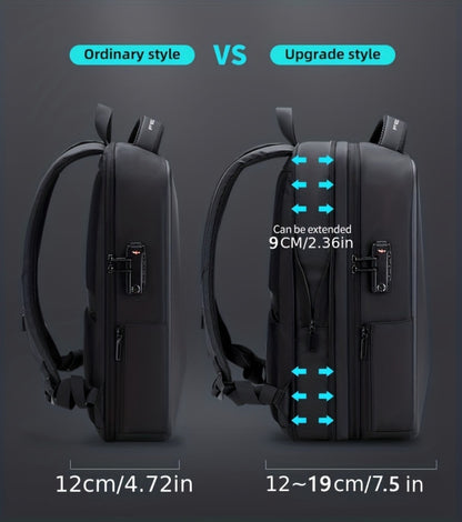 Laptop Backpack – Expandable, Anti-Theft, Large Capacity, for Travel & School | Bag Vero – detail view 18