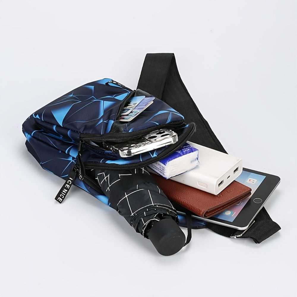 Couple Chest Bag, Men'S Casual Crossbody Bag, Trendy Sports Bag, Multifunctional Small Bag, Shoulder Bag, Unisex Version