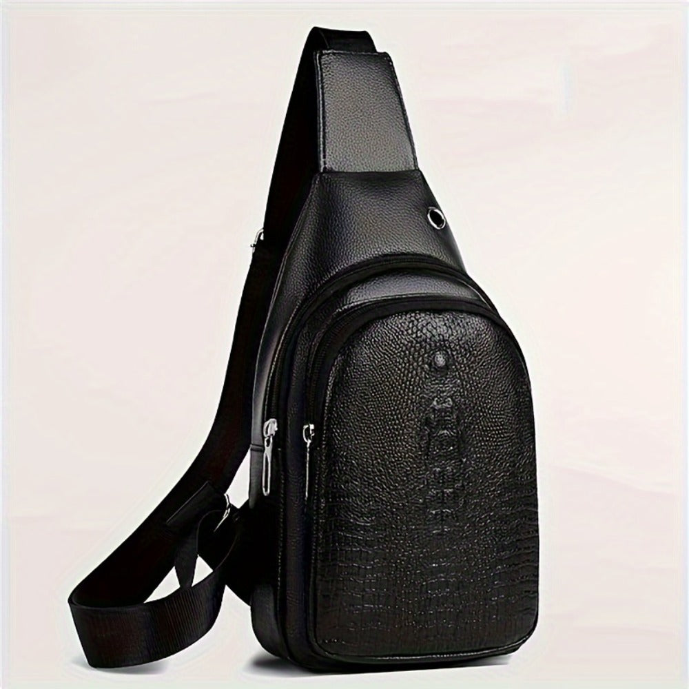 Sling Bag - Stylish High Quality Sling Bag - Durable & Multi-Functional, Crossbody Chest Pack for Casual Everyday Use - Men - Style! Strength! Simplicity! Yours!