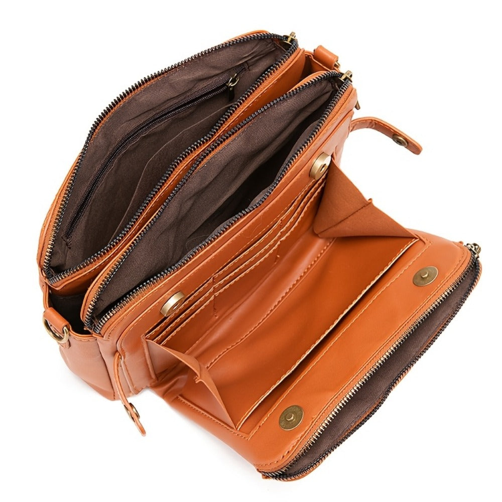 Women's Wallet – PU Leather, Three Tier Pu Leather Clutch | Bag Vero – detail view 15