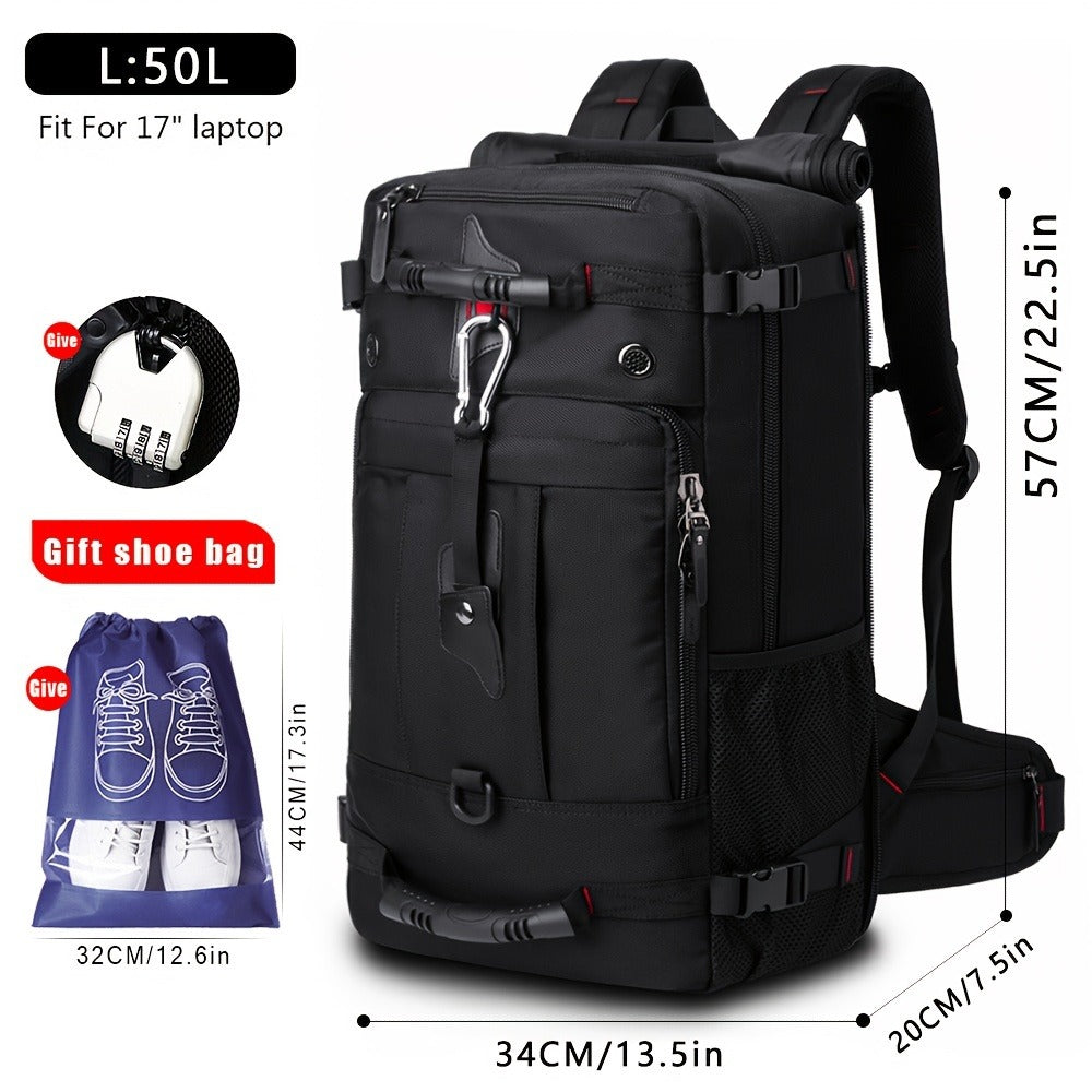 Laptop Backpack – 17.3 Inch, Combination Lock, for Travel & School | Bag Vero – detail view 9