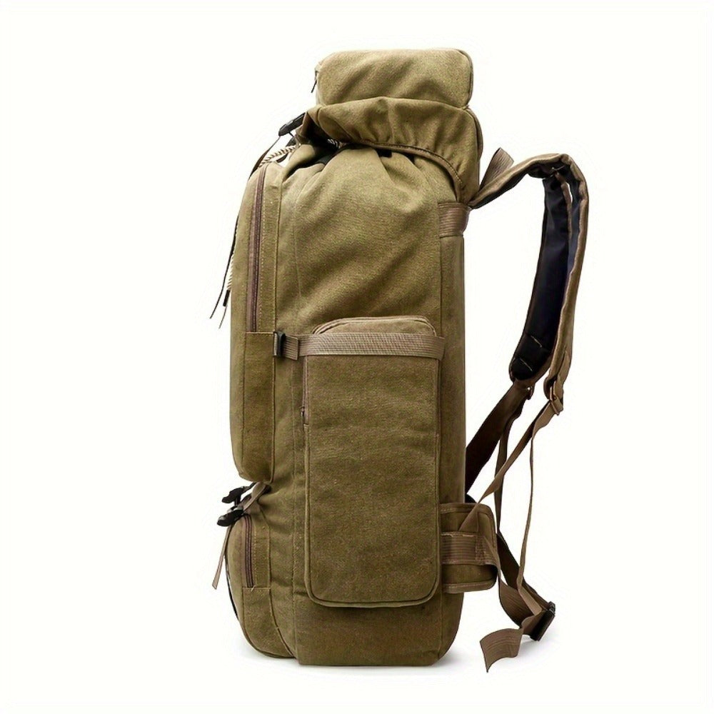 1pc 23.78gal Hiking Daypack Backpack Canvas Hydration Pack for Men And Women Climbing Outdoor Sport Large Capacity Sport Fitness Bag Gym Bag Halloween Black Friday Christmas Thanksgiving Gift